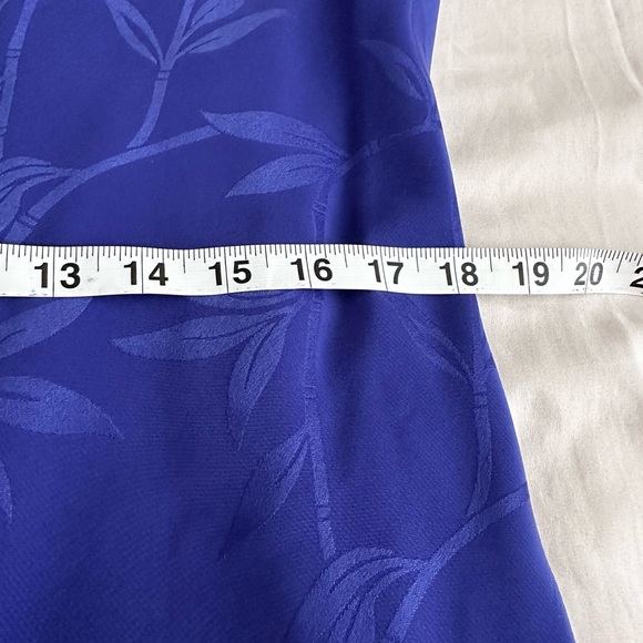 S.L. Fashions Vintage Dress Size 16 Blue - Picture 8 of 10